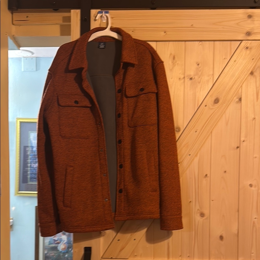Really Wonderful Orange Rust Lightweight Jacket Coat